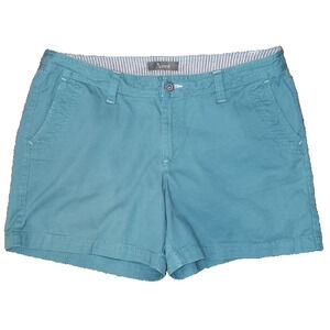 Natural Reflections Seafoam Green Chino Shorts Sz 12 100% Cotton
